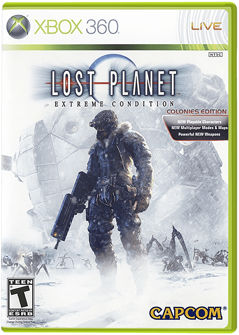 Lost Planet Colonies box art for Xbox 360